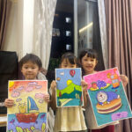 Các bé sau khi vẽ